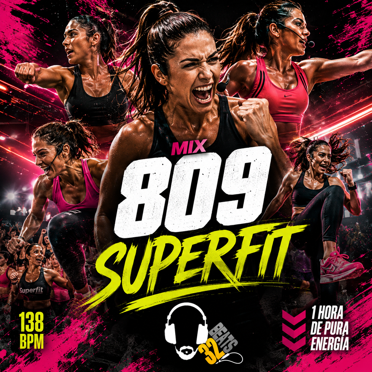 Portada energética de 32 Beats